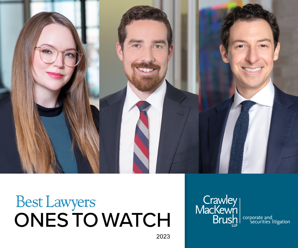 photo ofDana Carson, Jonathan Preece and Josh Shneer selected for 2023 Best Lawyers: Ones to Watch in Canada™